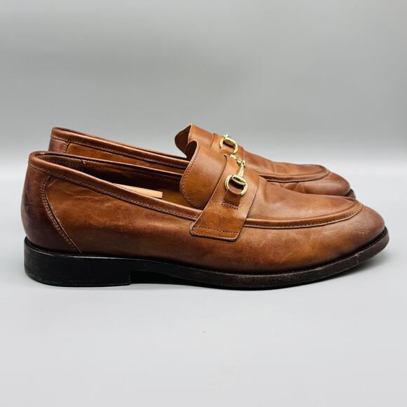 Cole Haan Shoes Mens 10 Brown Leather Loafer American Classic Grand 360 Horsebit - Picture 1 of 13